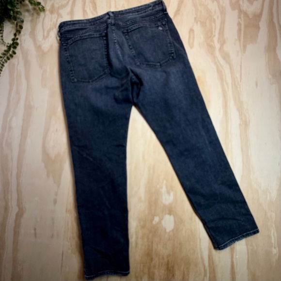 rag & bone Dre Slim Boyfriend Jeans 28 Abbots Wash Low Rise Tapered Denim - Picture 3 of 12